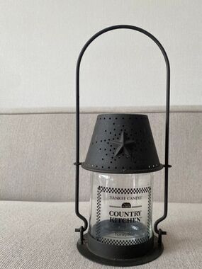 Yankee Candle Black Star Lantern Candle Holder